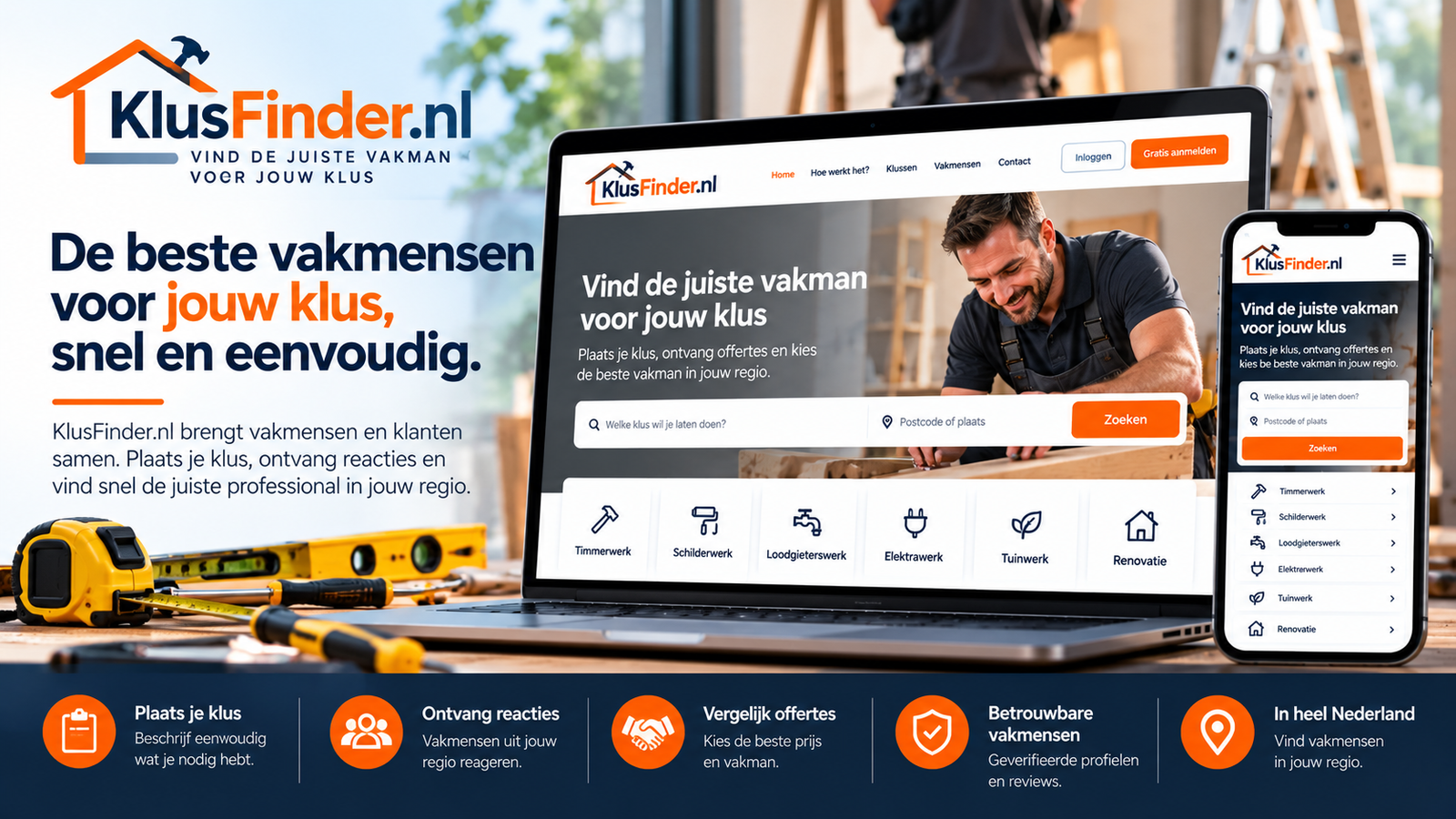 Toekomstig project KlusFinder.nl