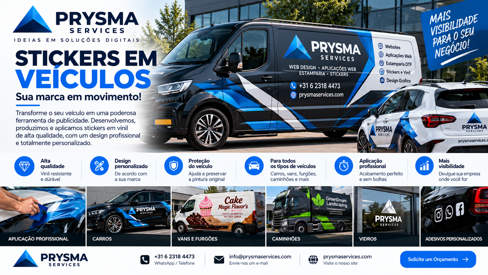 Stickers en voertuigbelettering