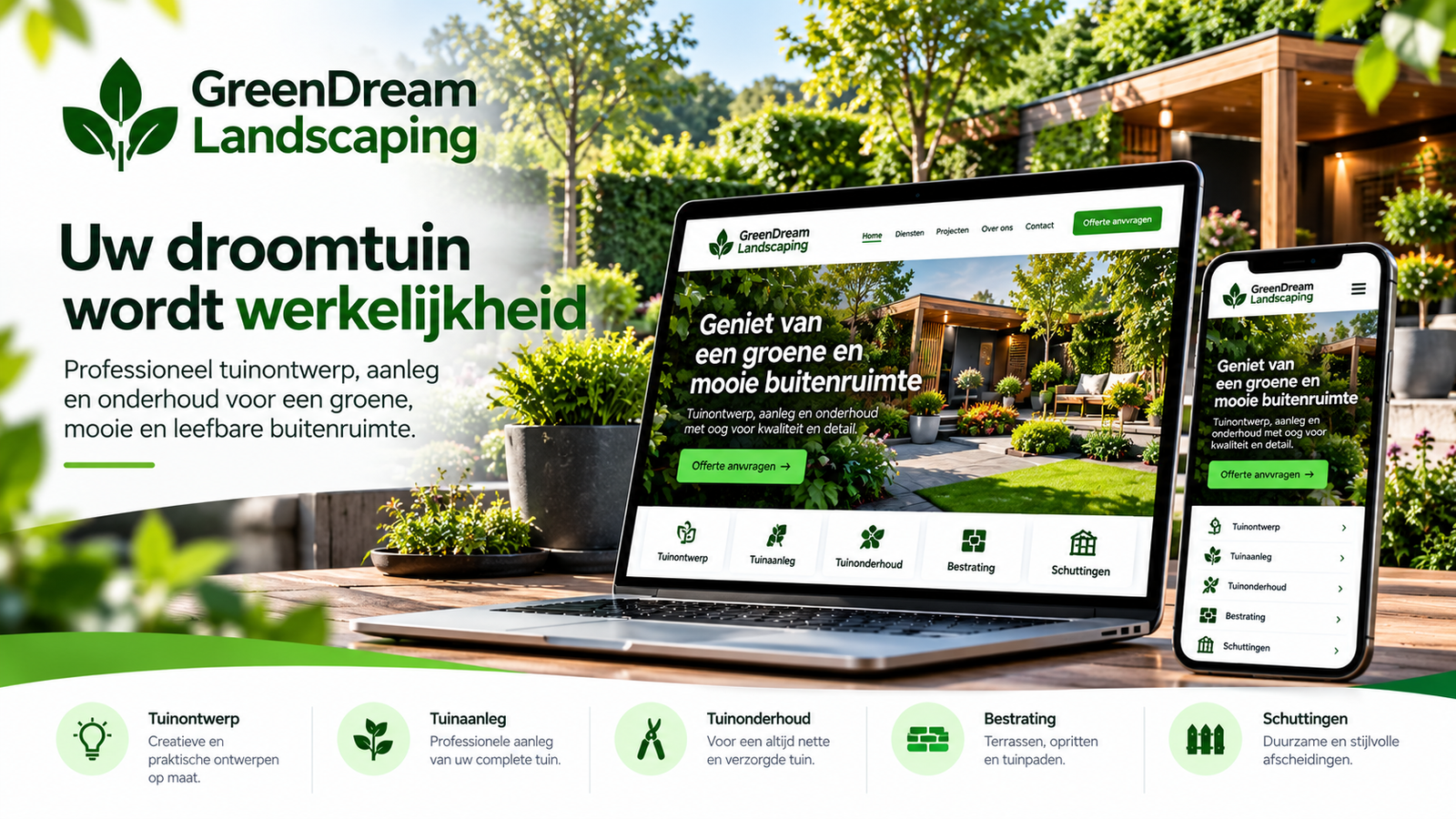 Project greendreamlandscaping.nl